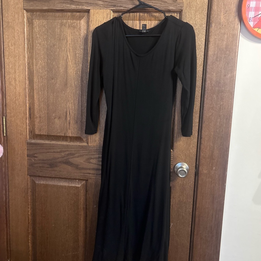 Banana Republic Black Long Sleeve Dress
